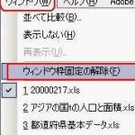 10/1(日)ウインドウの固定　【SOHO長者への道】