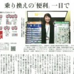 10/5（月）夕刊読売新聞10/3号にのりかえ便利マップと福井代表が、大きく紹介されました。