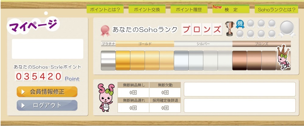 マイページ